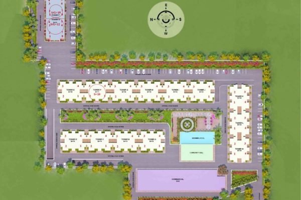 adore prosperity homes site plan
